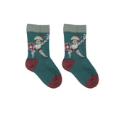 2 pairs of organic cotton socks in winter motif – sustainable, warm and comfortable for the cold season